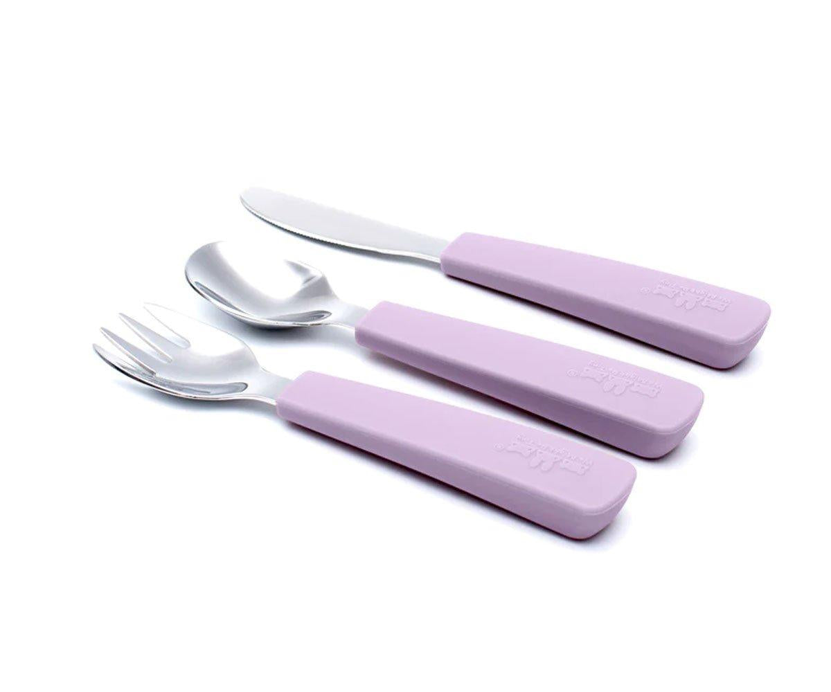 Set 3 Cubiertos Feedie Lilac