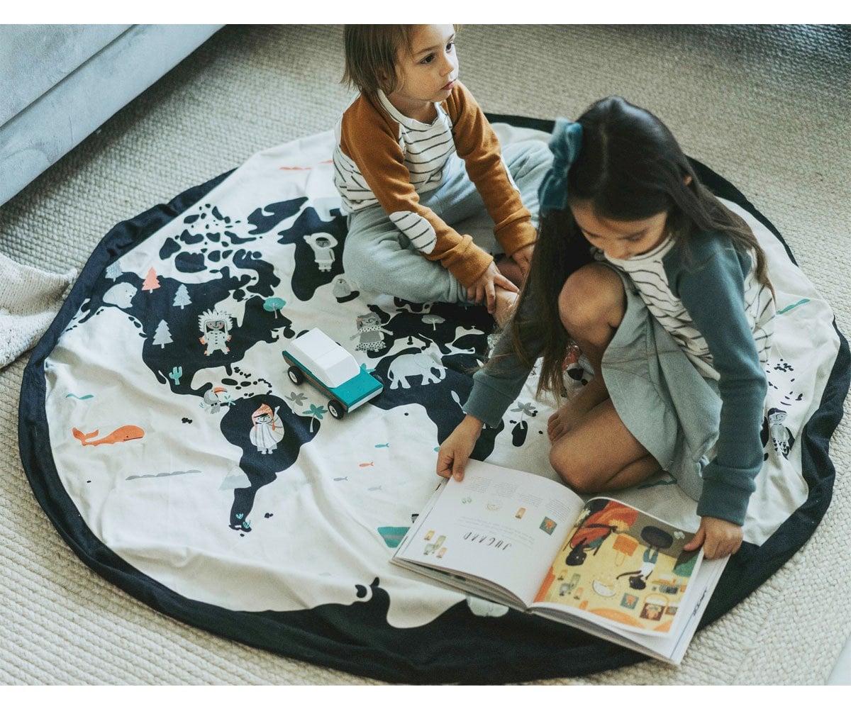 Saco Reversible Play & Go Worldmap