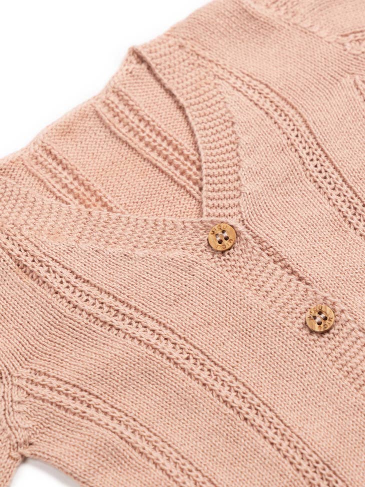 Conjunto de chaqueta y pantalón rosa