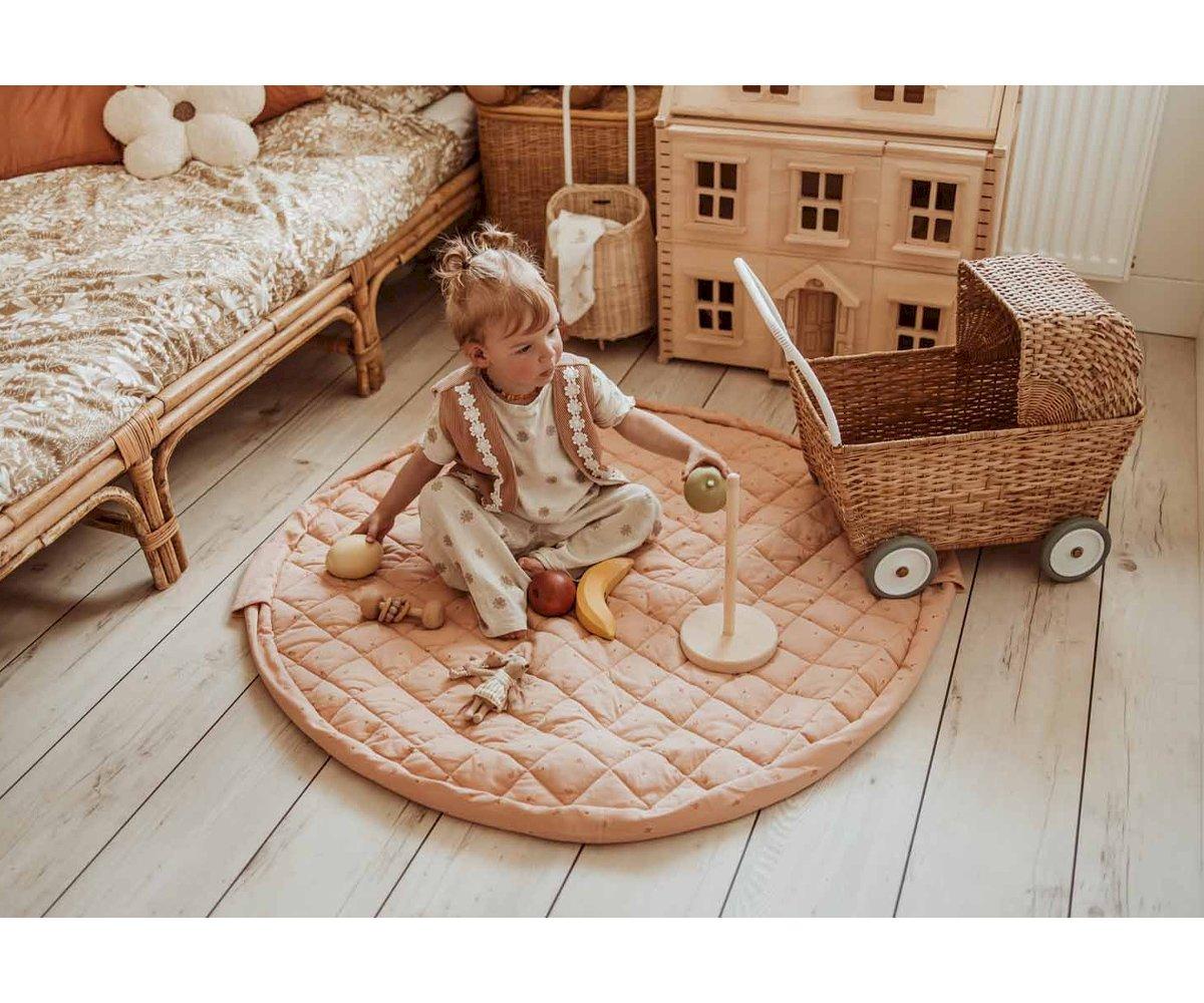 Saco Play & Go Organic Soft Fleuri