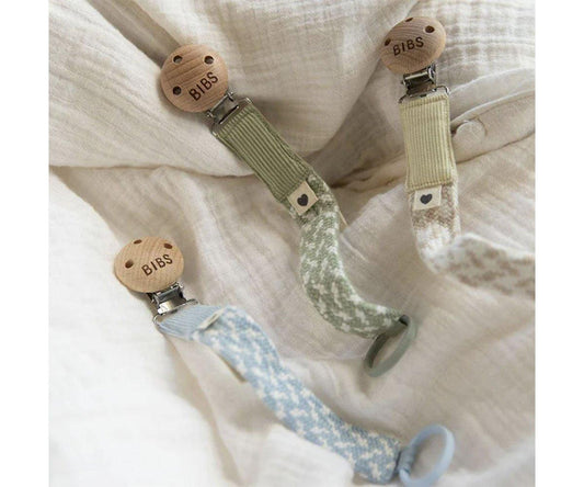 Chupetero BIBS Trenzado Cornflower/Dusty Blue