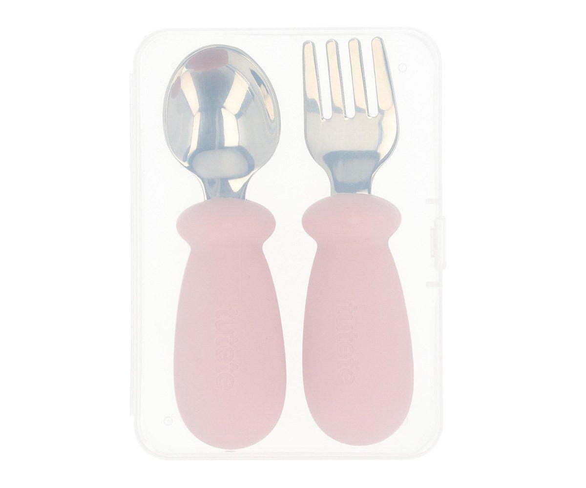 Cubiertos de Aprendizaje Light Pink