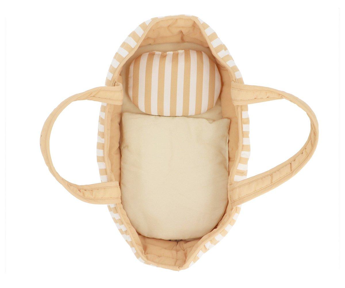 Capazo Muñecas Stripes Caramel
