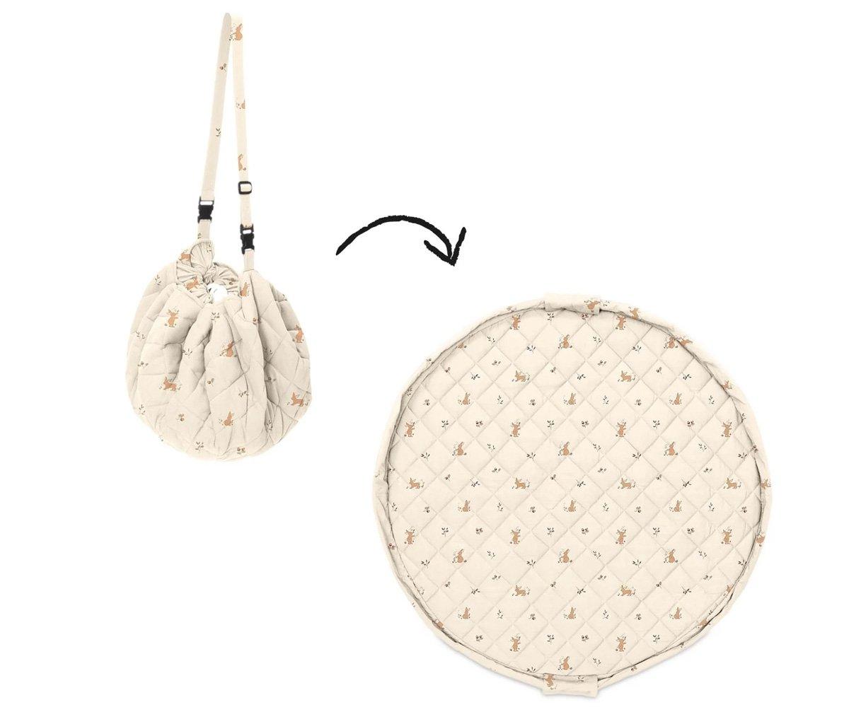 Saco Play & Go Organic SOFT  Reversible Rabbit