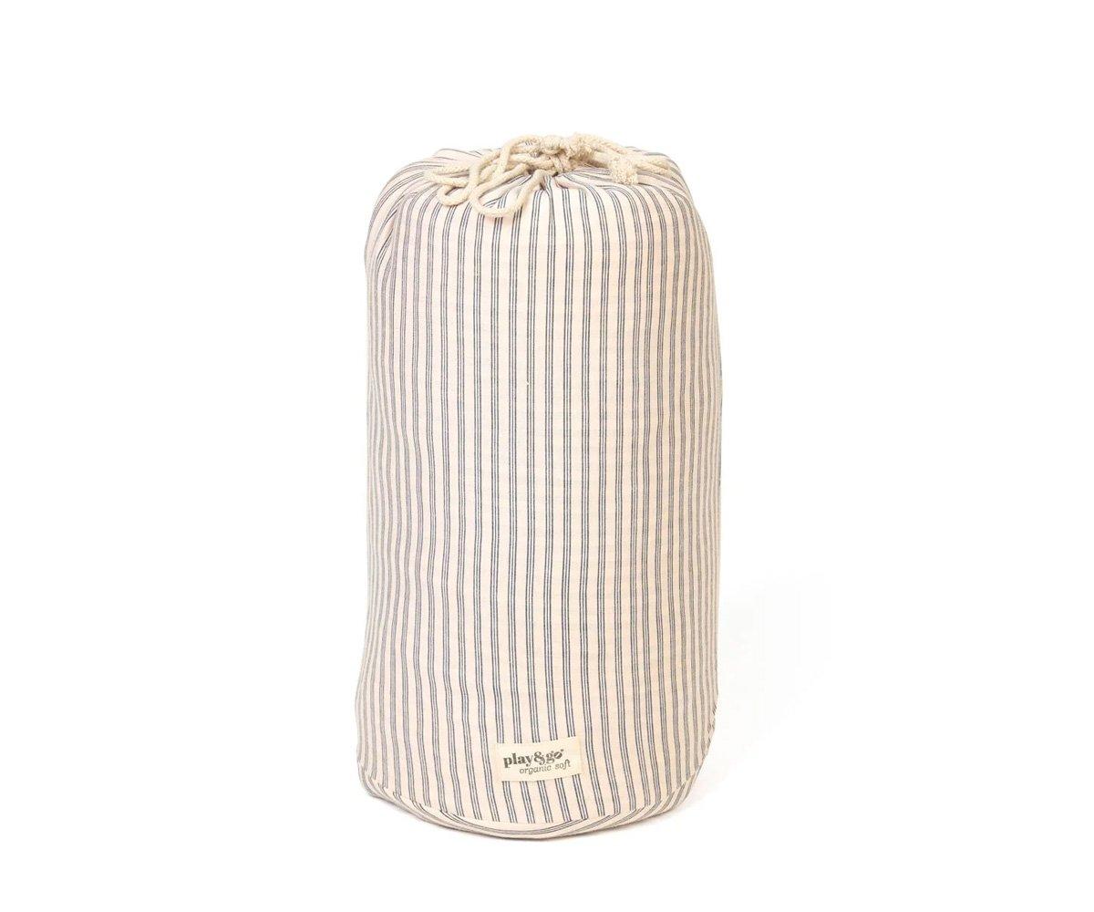Saco Organic SOFT Reversible Play & Go  Stripes Blue