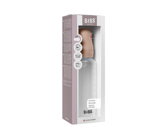 Biberón Plástico BIBS Silicona Blush 270ml