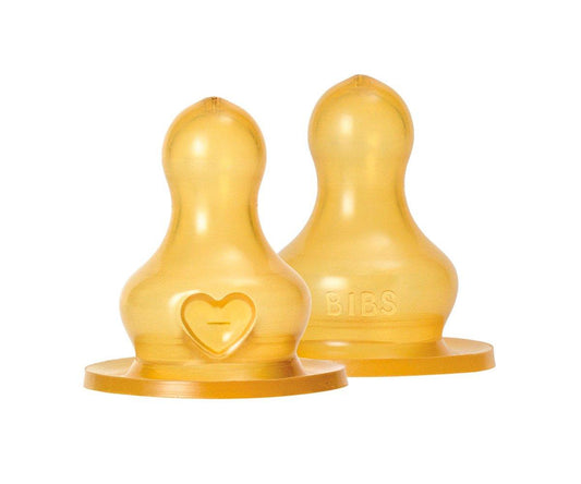 2 Tetinas Látex Biberón BIBS Flujo Medio