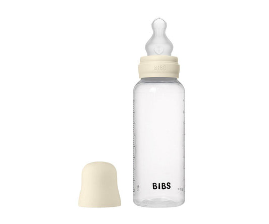 2 Biberones Plástico BIBS Silicona Ivory 270 ml