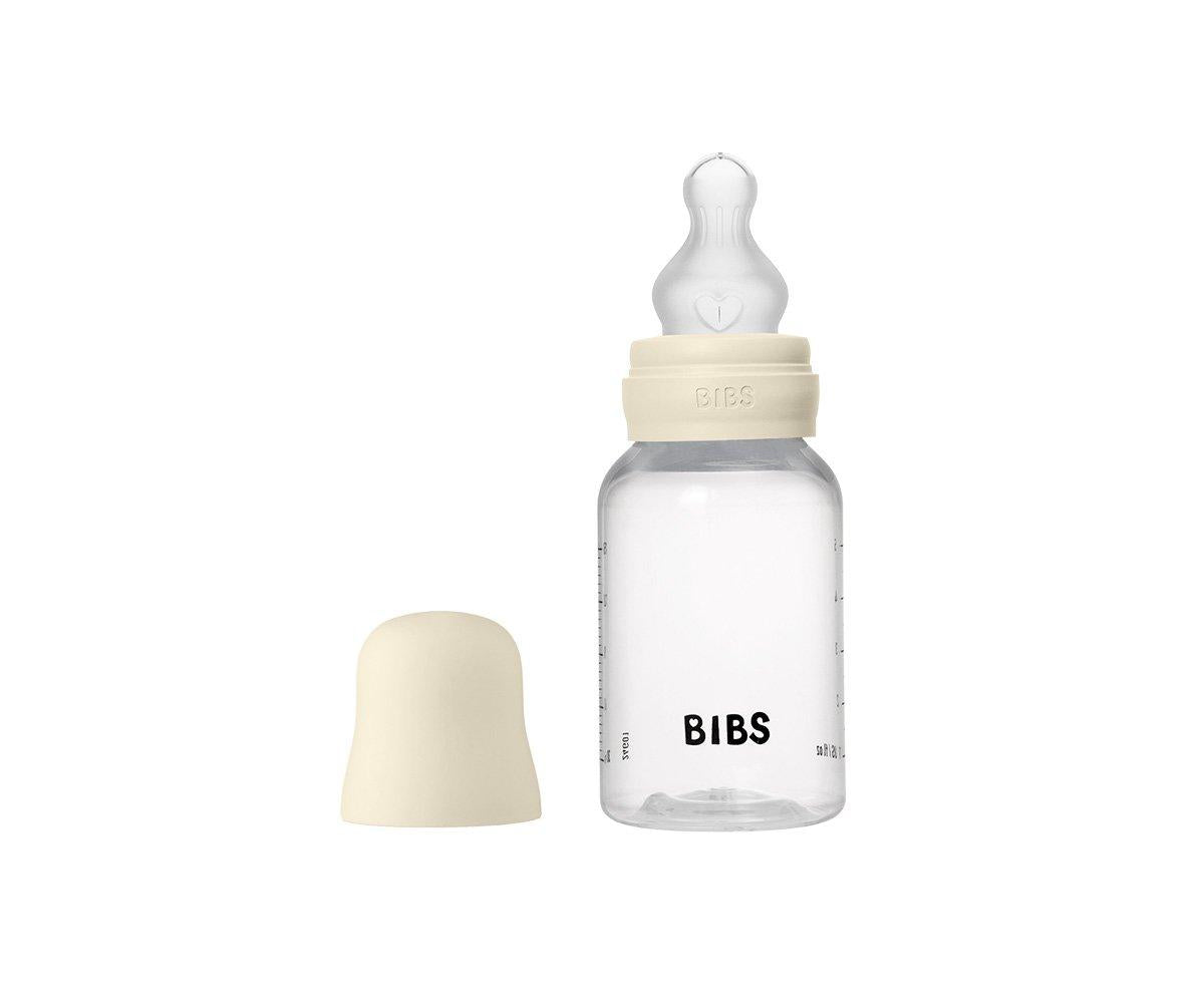 Biberón Plástico BIBS Silicona Ivory 150ml