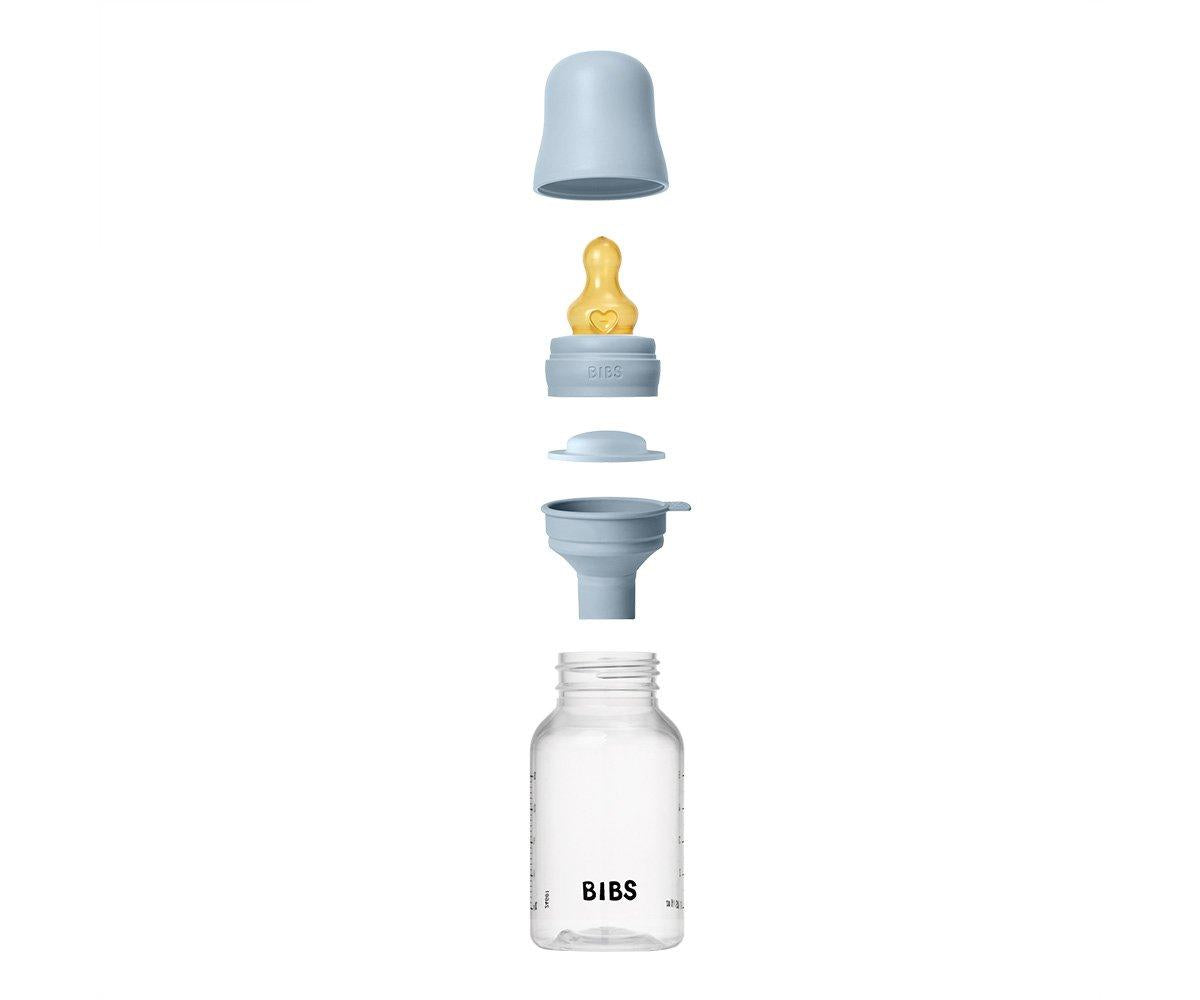 Biberón Plástico BIBS Látex Baby Blue 150ml