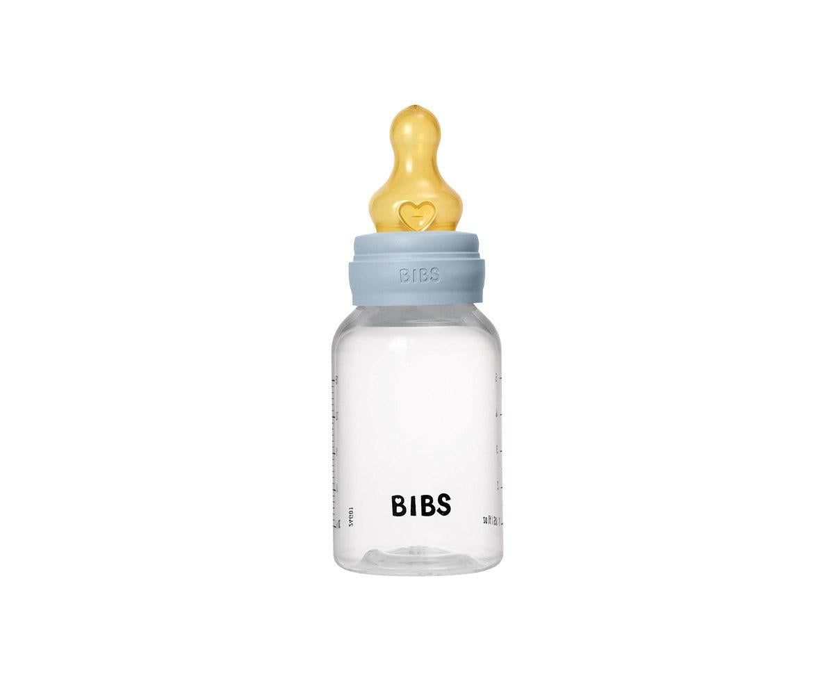 Biberón Plástico BIBS Látex Baby Blue 150ml