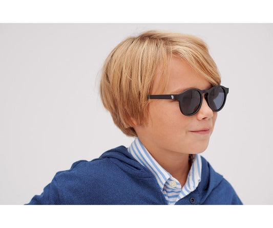 Gafas de Sol Flexibles Keyhole (0-24meses) Smoke Lenses Jet Black
