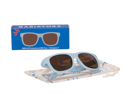 Gafas de Sol Flexibles Navigators (3-5años) Baby Blue Amber Lenses