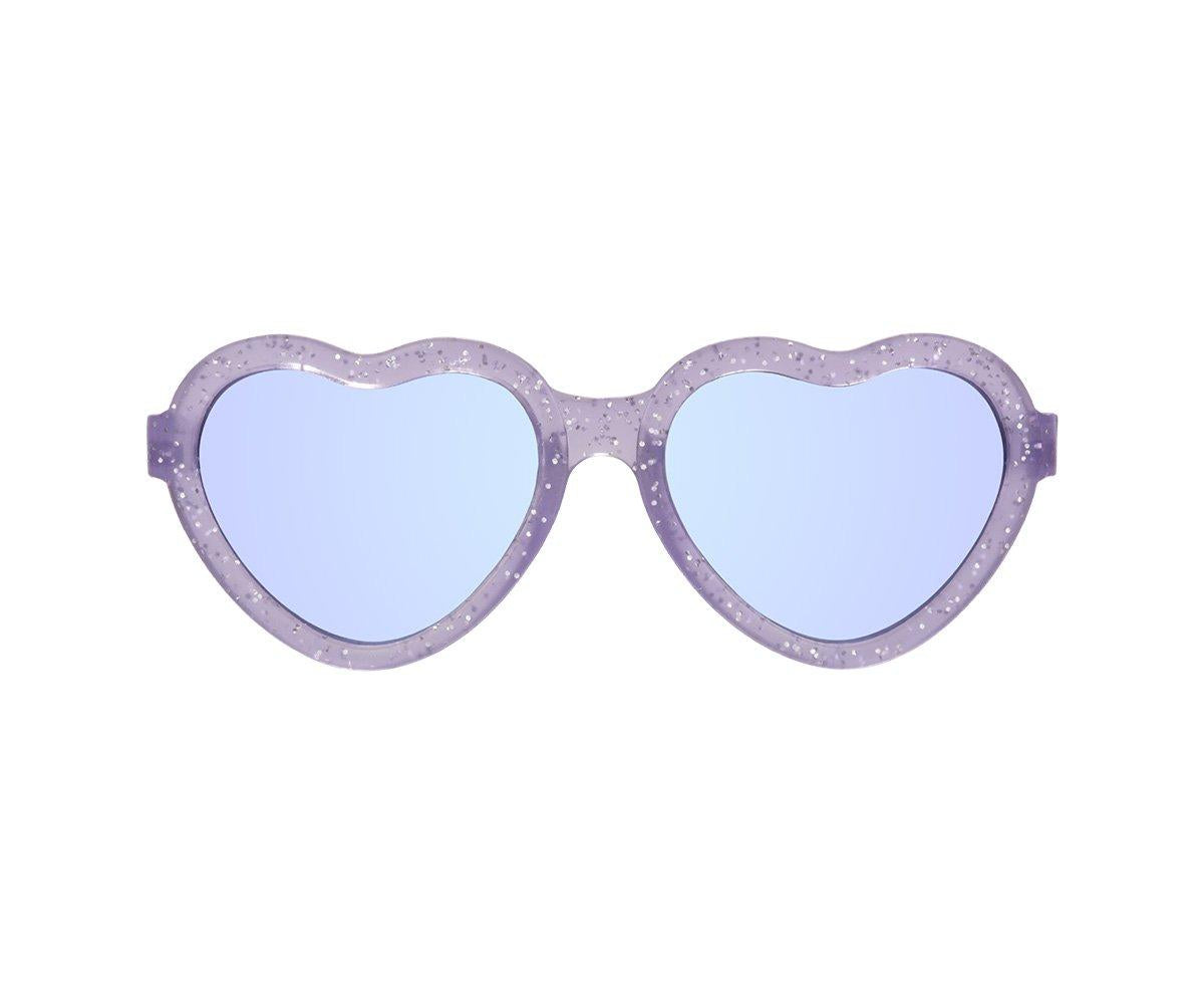 Gafas de Sol Flexibles Hearts (0-24meses) Lavender Shimmer Purple Mirrored Lenses