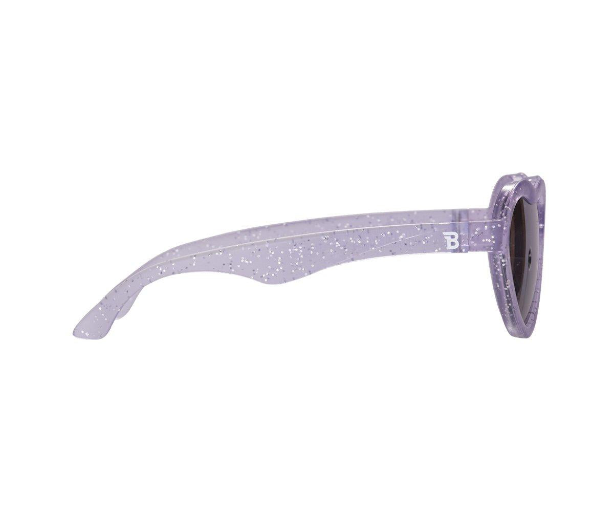 Gafas de Sol Flexibles Hearts (0-24meses) Lavender Shimmer Purple Mirrored Lenses