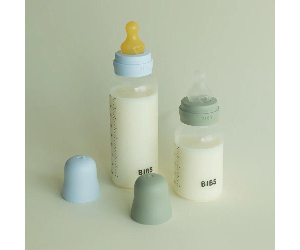 Biberón Plástico BIBS Látex Baby Blue 150ml