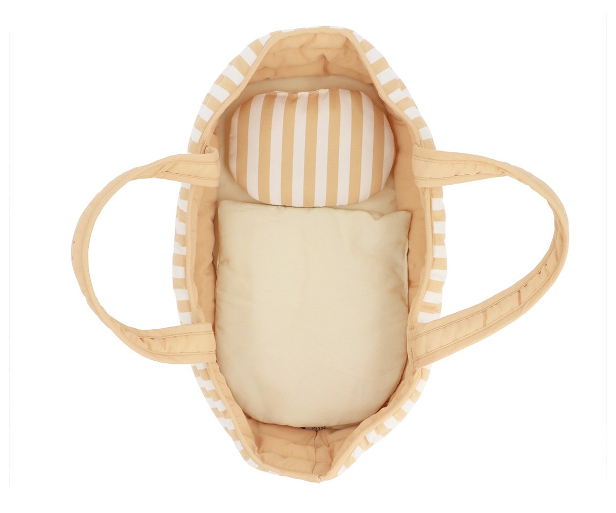 Capazo Muñecas Stripes Caramel