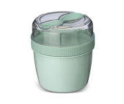 Fiambrera Snack N'ice Cup con Disco Refrigerante Green