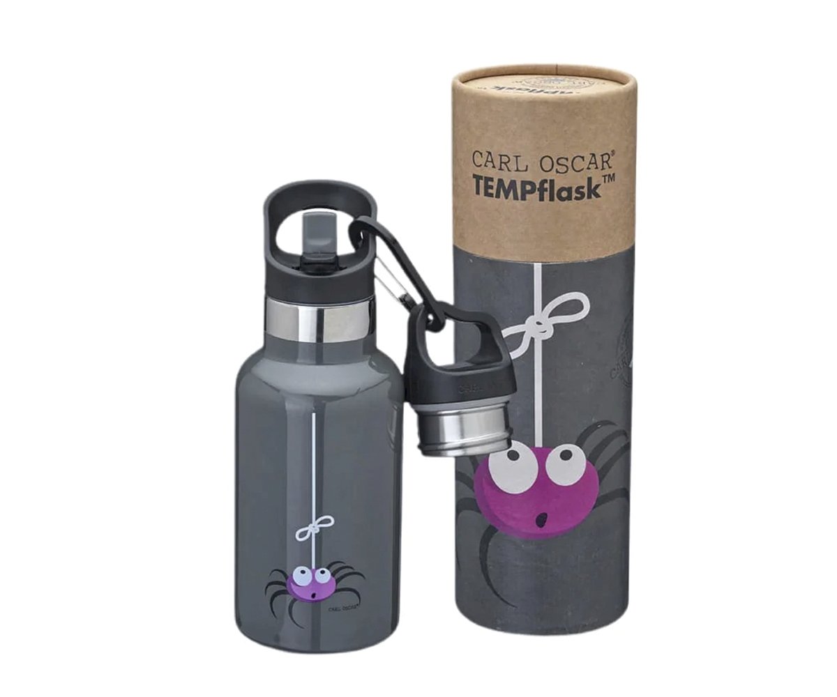 Botella Acero Inoxidable TEMPflask 350ml Araña Grey