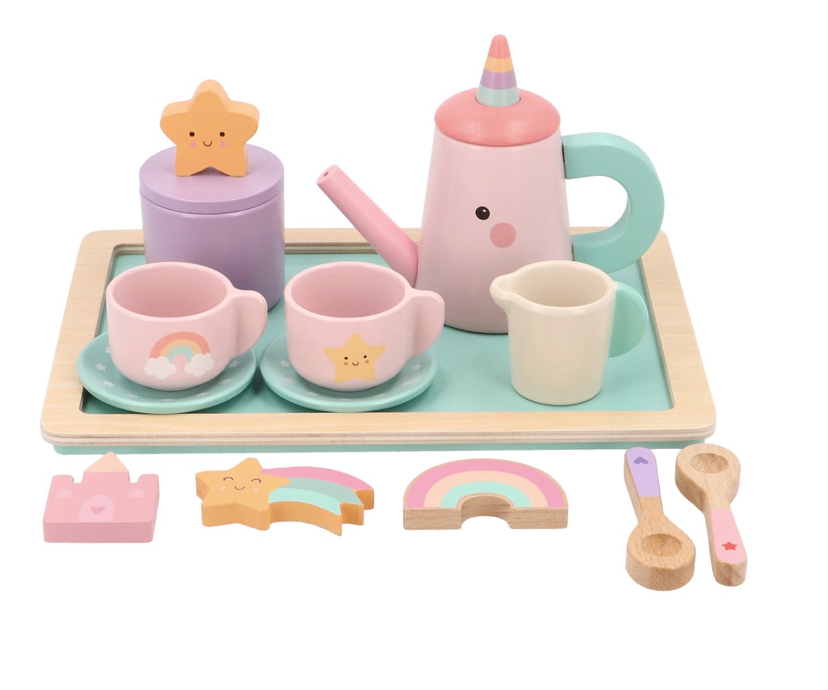 Set de Té de Madera Magic World