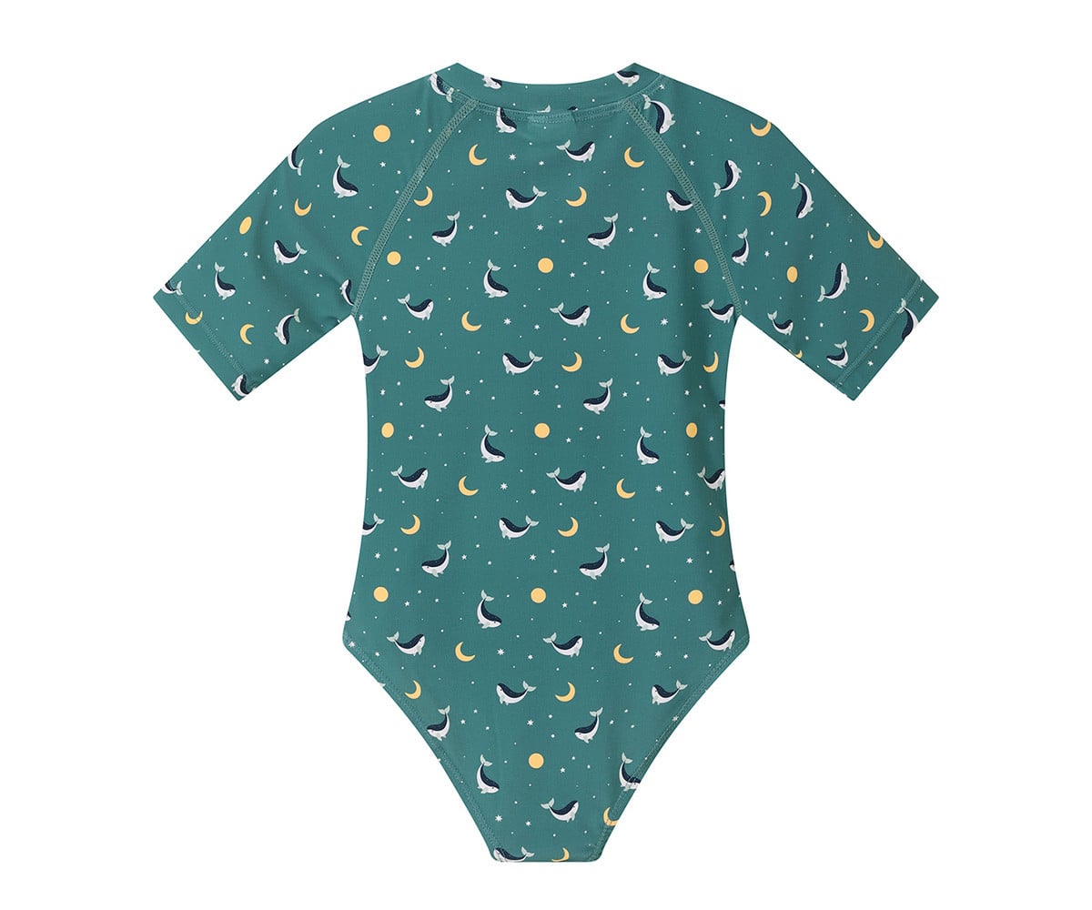 Bañador con cremallera  Whale Teal