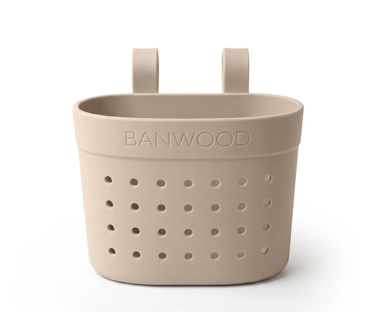 Patinete Banwood Eco + Cesta Pin & Ride Sand y Pines Dinosaurios