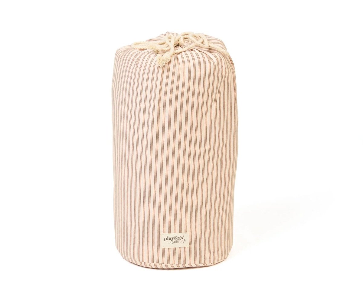 Saco Organic SOFT Reversible Play & Go Stripes Brown