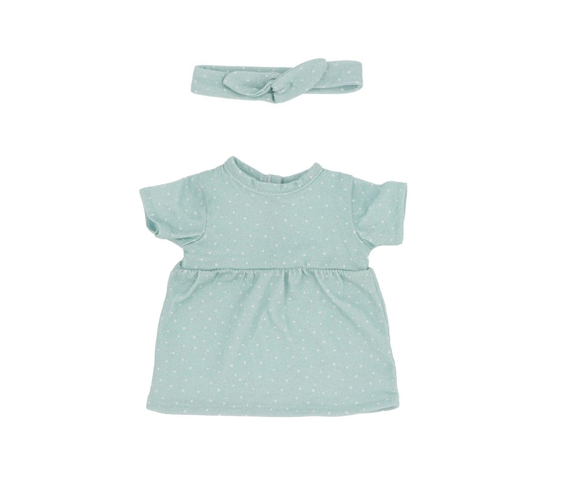 Muñeco Helena con vestido Sage Dots