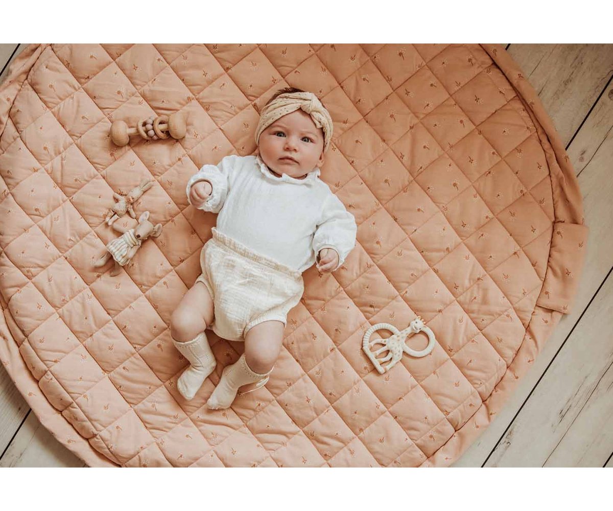 Saco Play & Go Organic Soft Fleuri