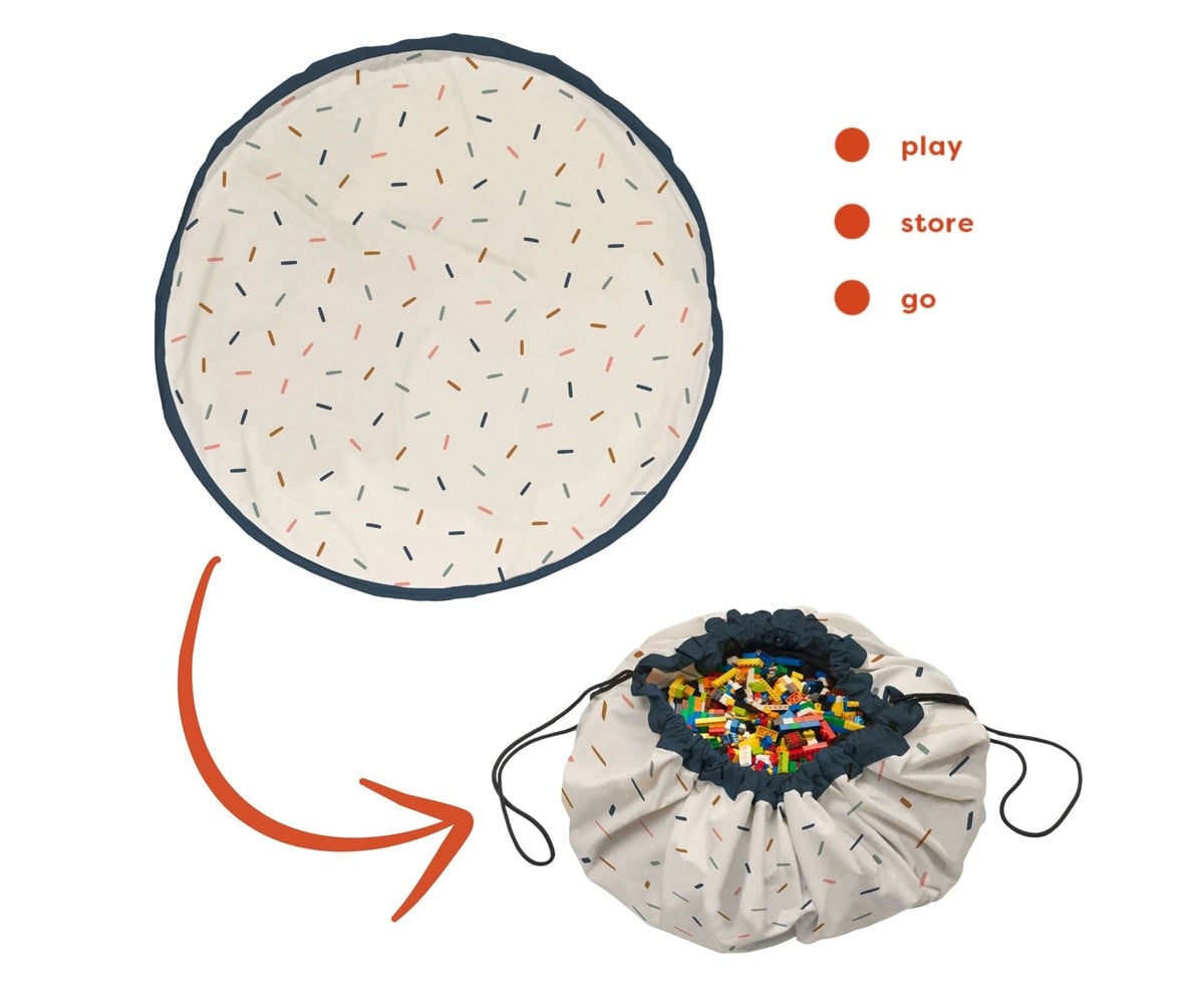 Saco Reversible Play & Go Noomad Confetti