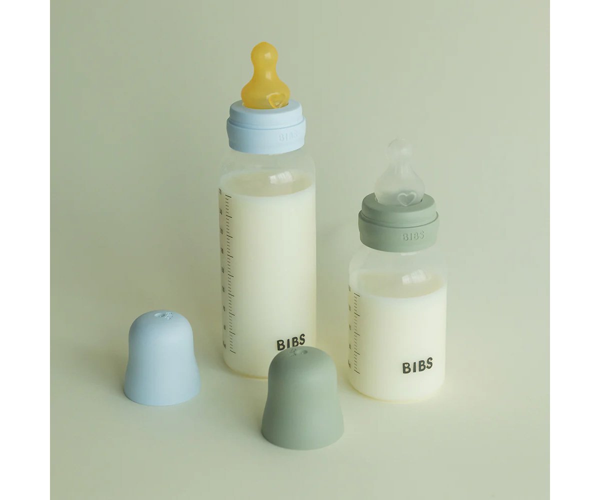 2 Biberones Plástico BIBS Látex Ivory 150/270 ml