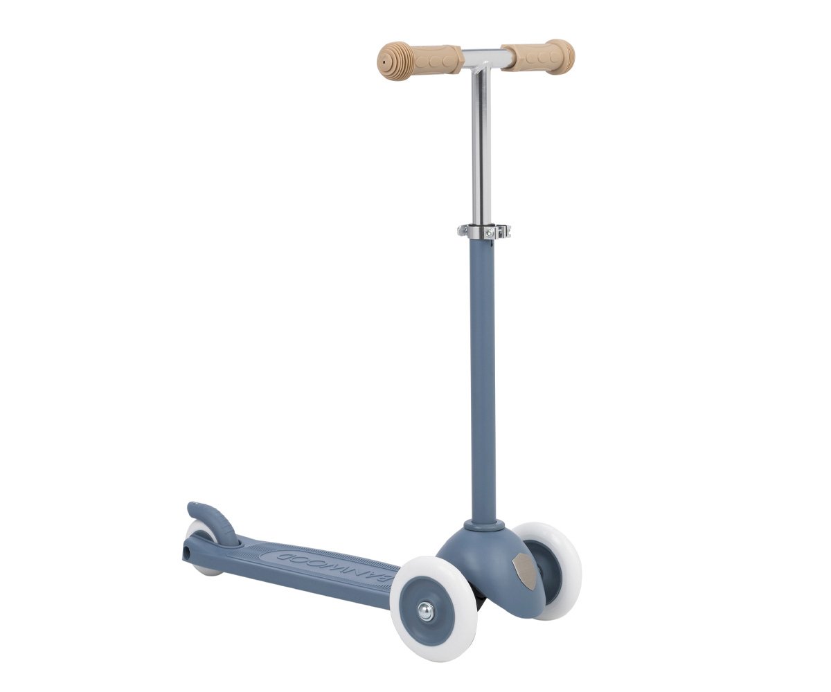 Patinete Banwood Eco + Cesta Pin & Ride Deep Sea y Pines Espacio