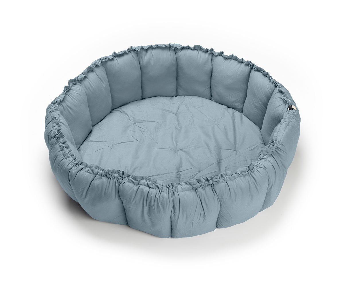 Saco Play & Go Coco Bloom Orgánico Dusty Blue