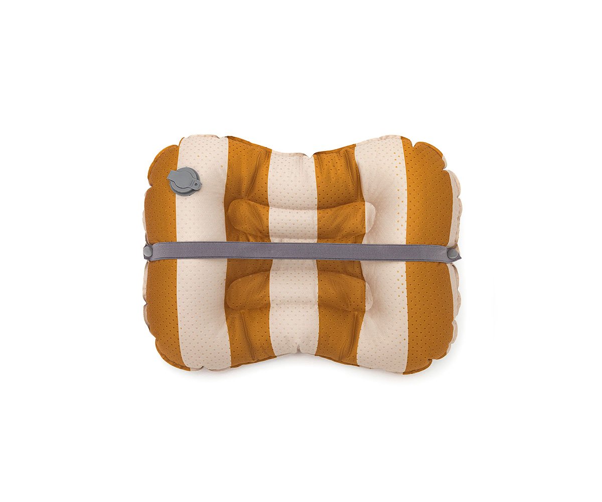 Cojín reductor para silla Stripes Nude Mustard
