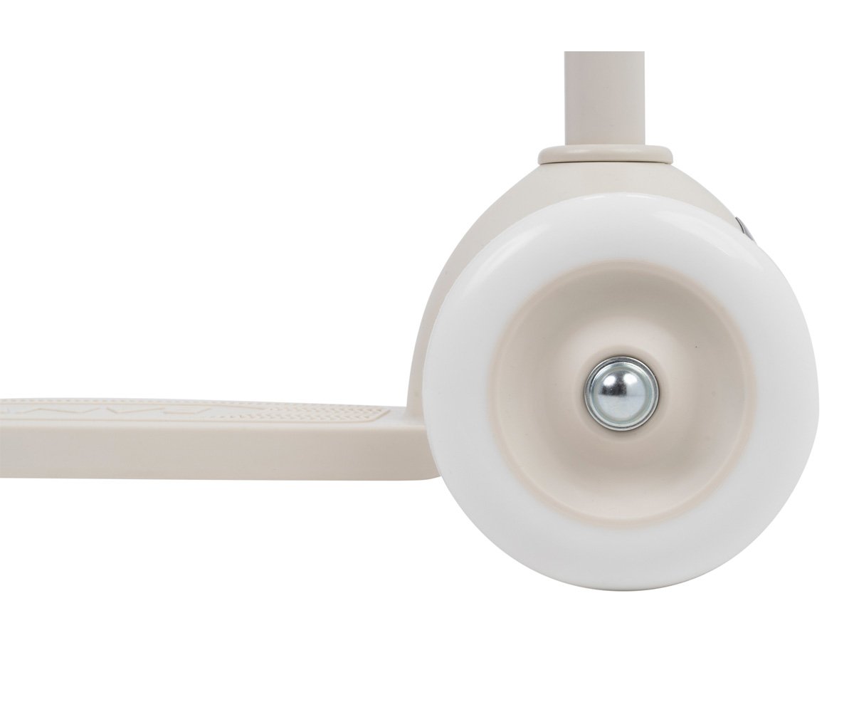 Patinete Banwood Eco + Cesta Pin & Ride Ivory y Pines Flores