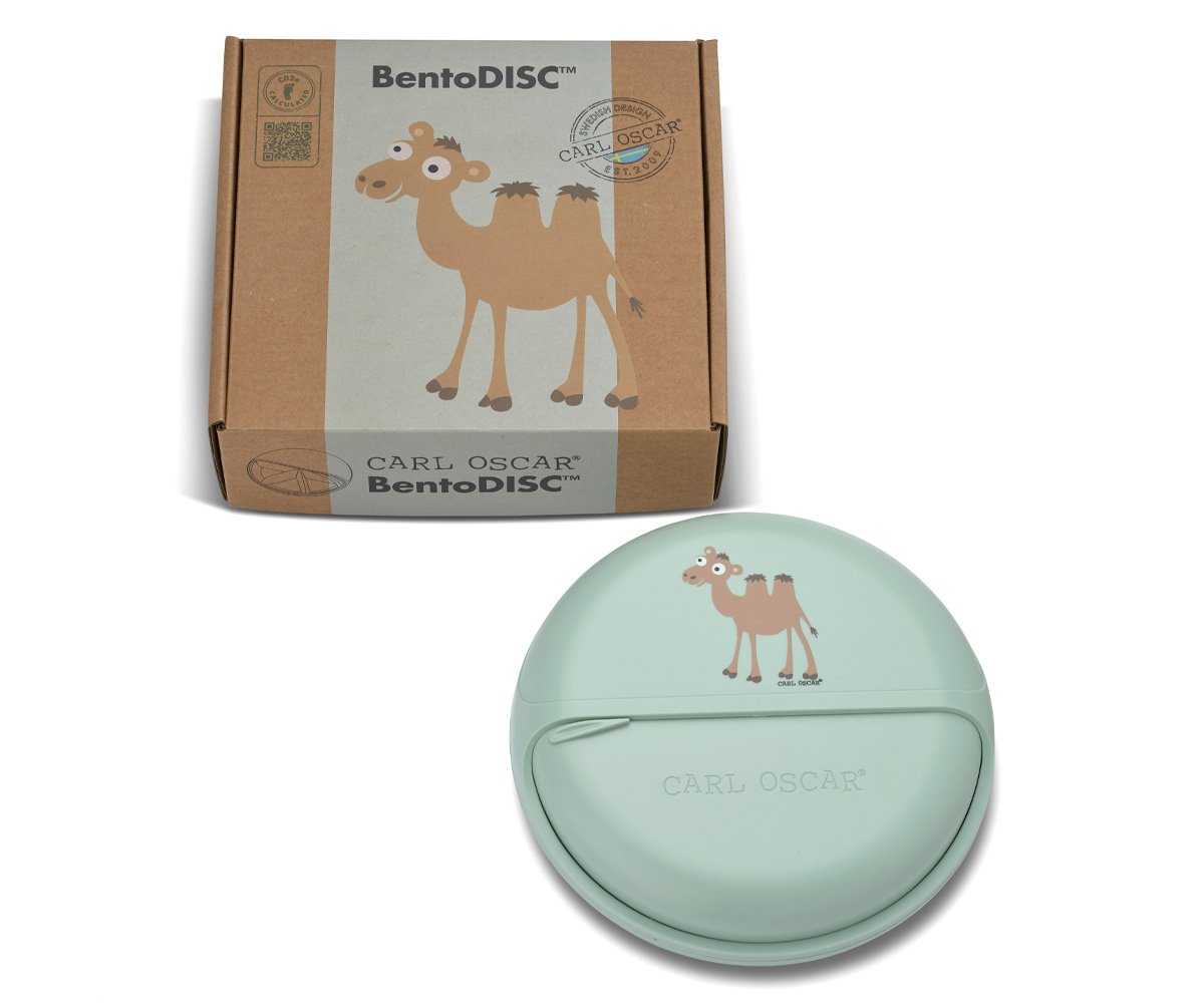 Caja de almuerzo BentoDisc Green Camel