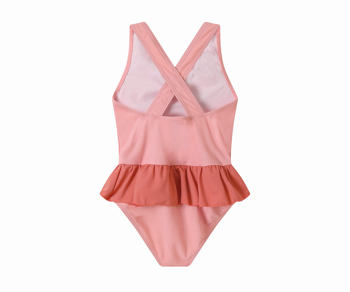 Bañador Cruzado con Volantes Stripes Bloom & Blush