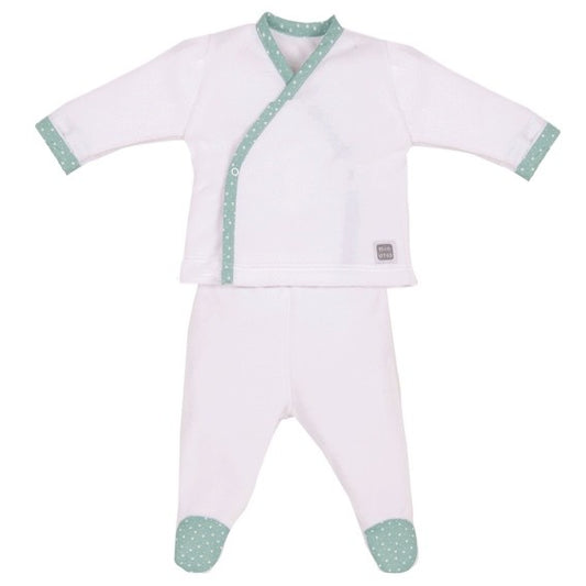 Conjunto Cruzado Stella Terciopelo mint