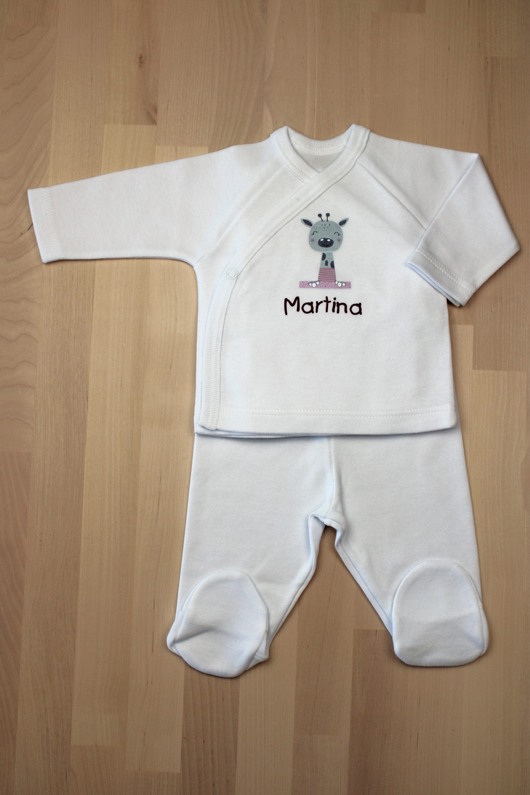 Conjunto Personalizado Jirafa Rosa