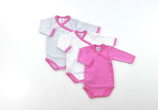 Pack de Bodys CORAZONES - 3 bodys