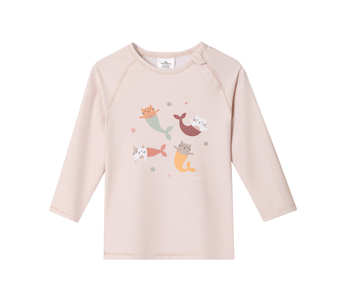Camiseta Protección Solar Manga larga Mermaid Cats