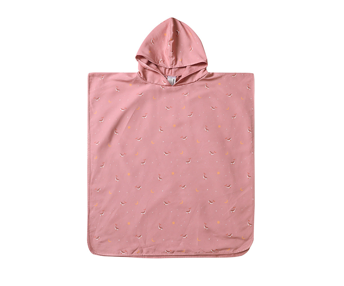 Poncho Whale Pink
