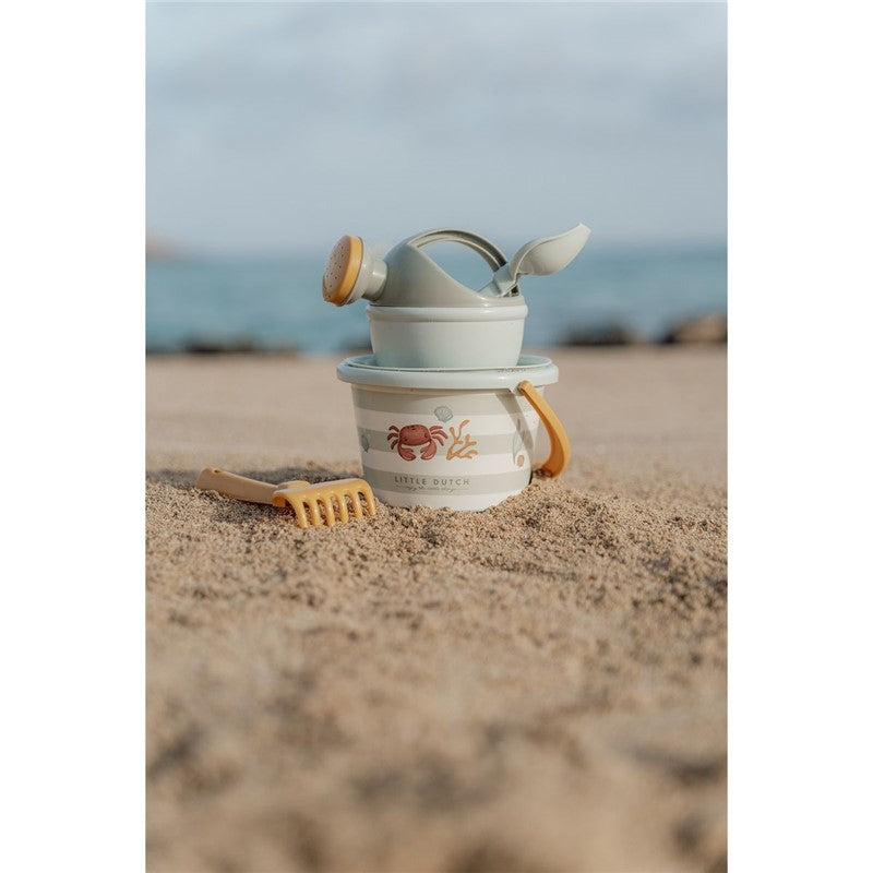 SET PLAYA 5 PIEZAS OCEAN FRESH VERDE LITTLE DUTCH