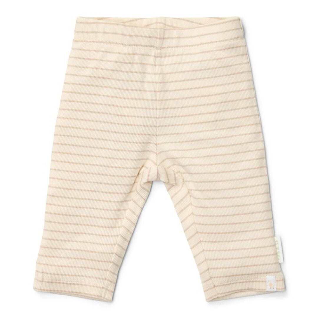 Leggings Rayas Beige Suave Little Dutch