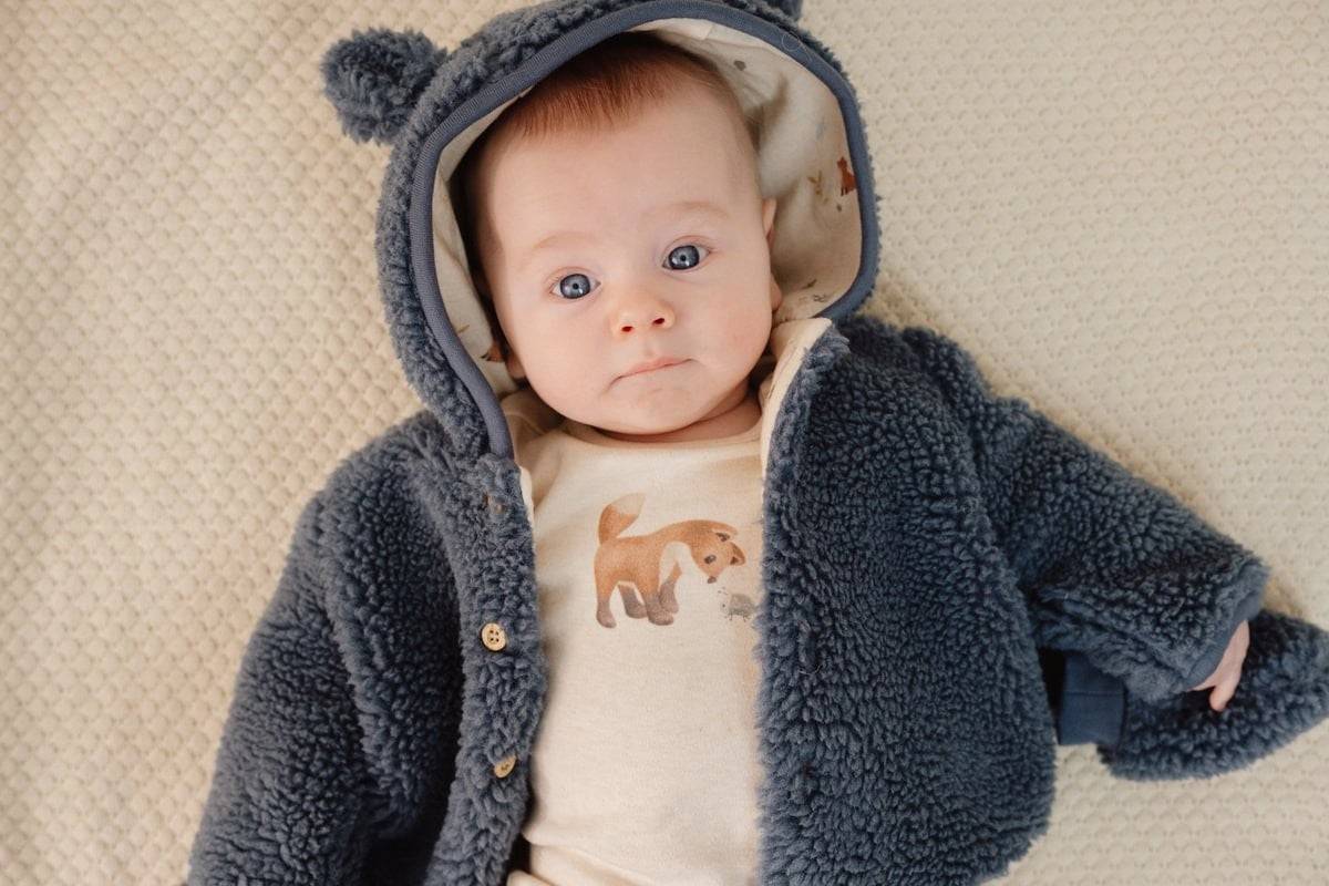 Cardigan Teddy Azul Little Dutch
