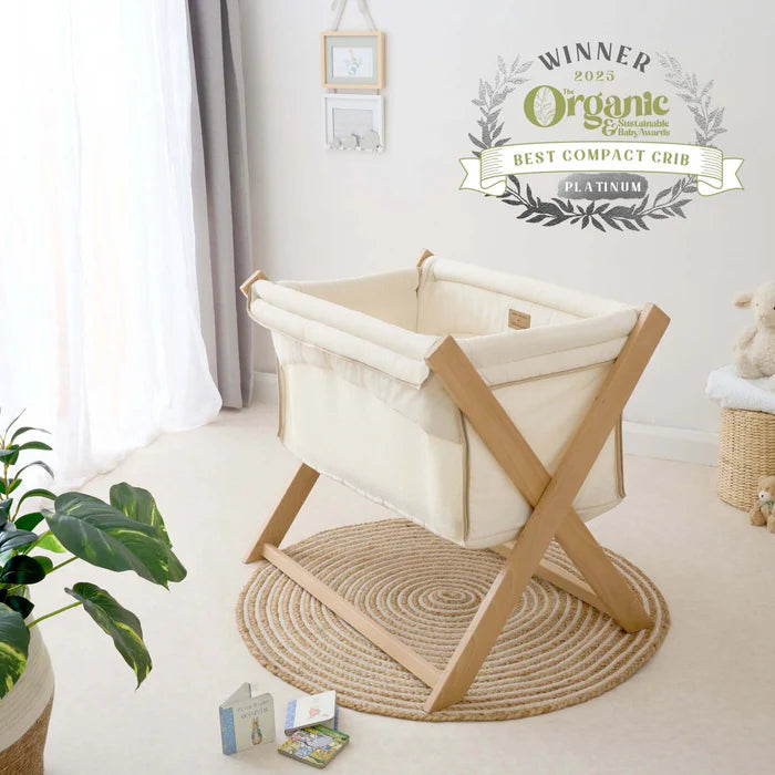 Minicuna plegable orgánica