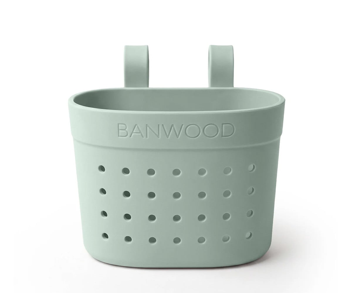 Patinete Banwood Eco + Cesta Pin & Ride Clay y Pines Dinosaurios