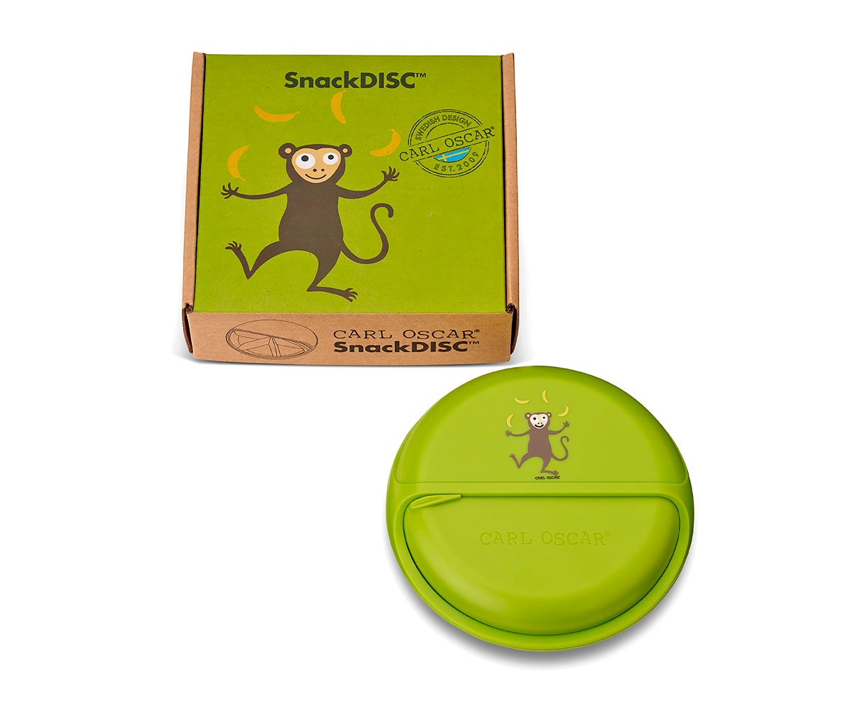 Caja de Almuerzo BentoDisc Mono Lime