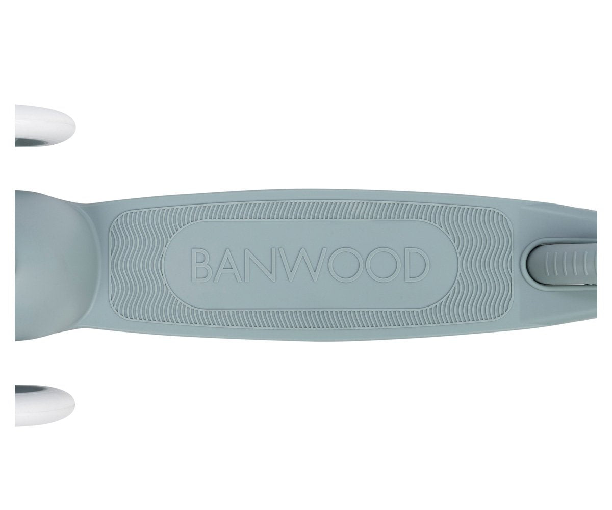 Patinete Banwood Eco + Cesta Pin & Ride Teal y Pines Espacio