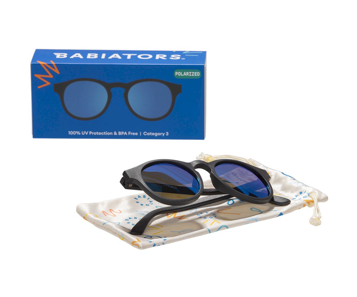 Gafas de Sol Flexibles Keyhole (+6 años) Polarizadas Jet Black